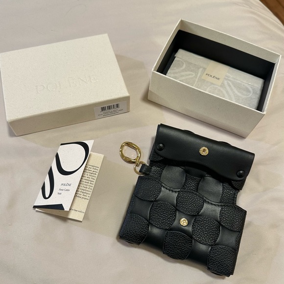 Polene Neiti wallet cardholder Black small - Picture 3 of 4